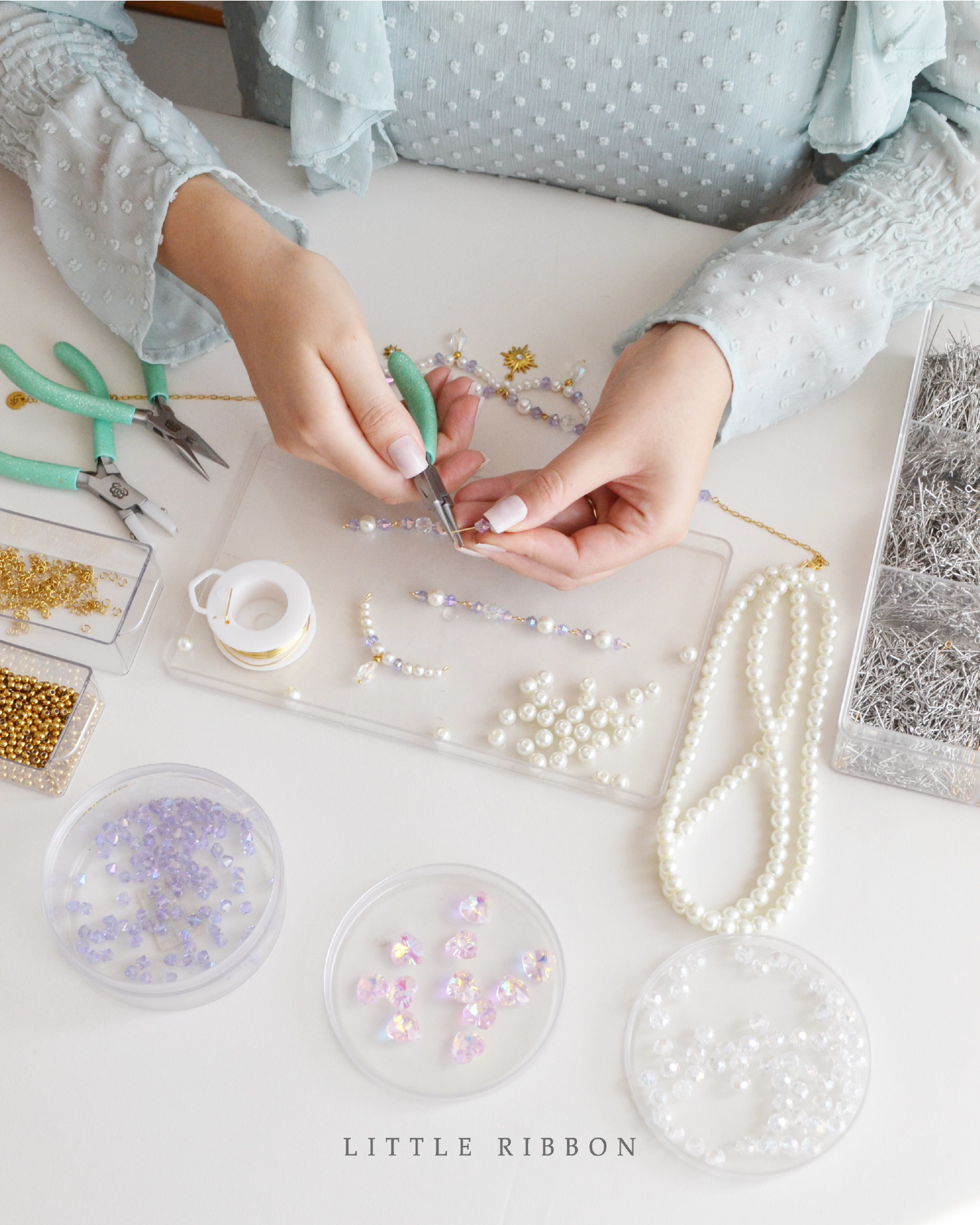 Jewelry Care & Materials Little Ribbon Materials vertical II