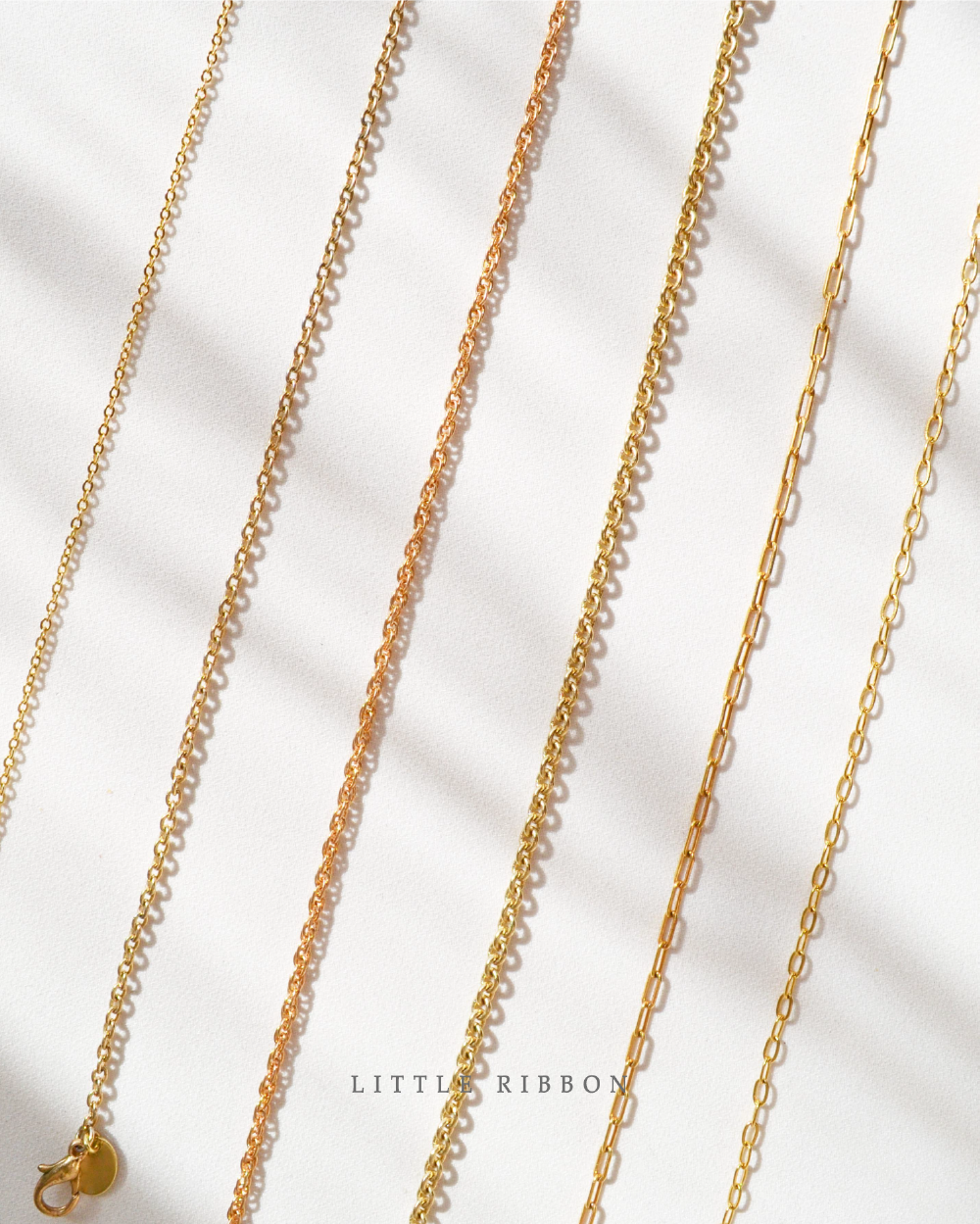 Jewelry Care & Materials Little Ribbons chains web II