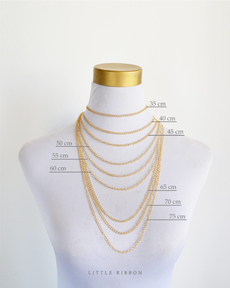 Size Guide Necklace Size Chart & Guide EGL Little Ribbon