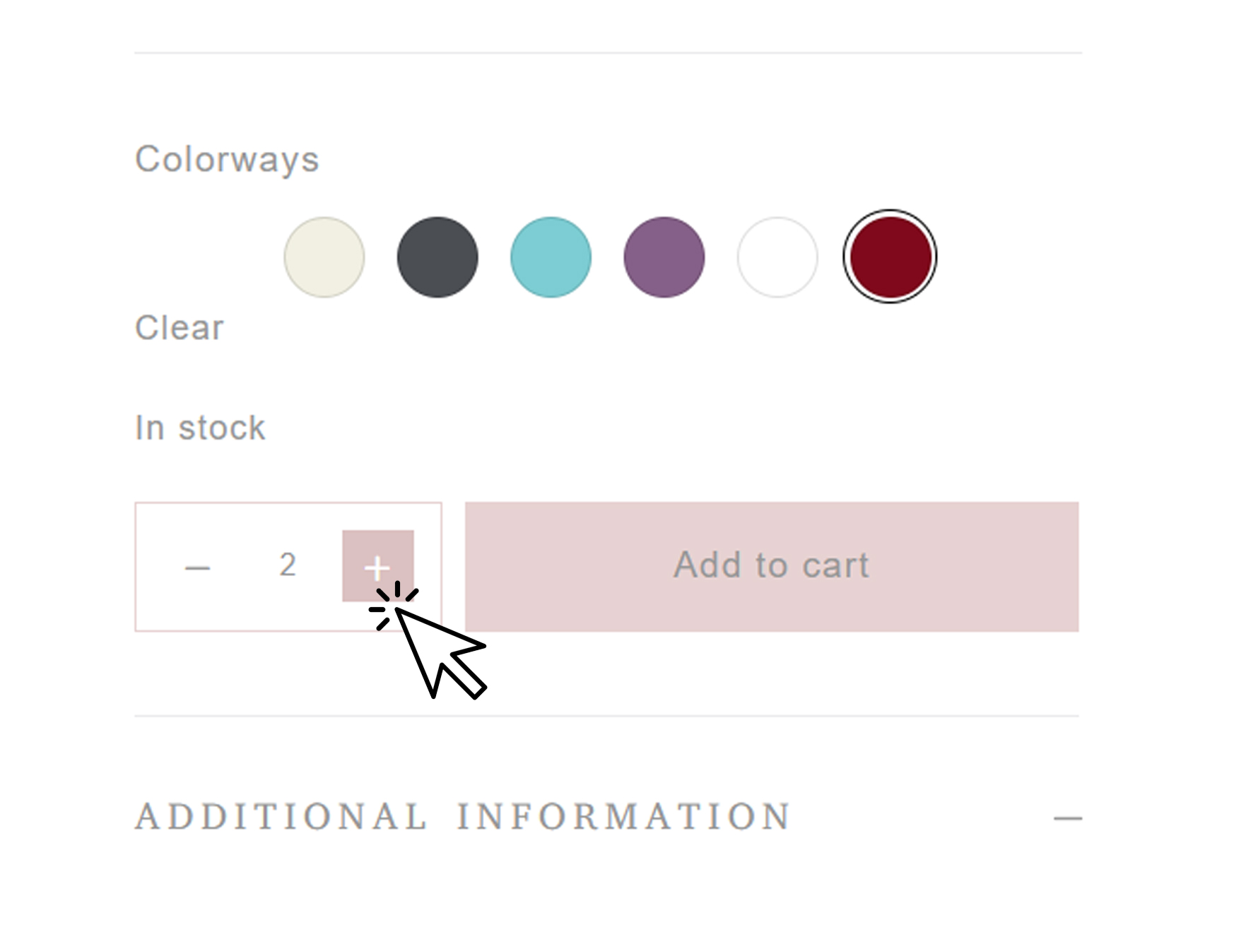 Payment & Shopping Guide Units manually added at Little Ribbon mobile