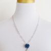 EGL Fashion Rose series necklace blue I 1