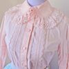 BTSSB Back pintuck blouse buttons