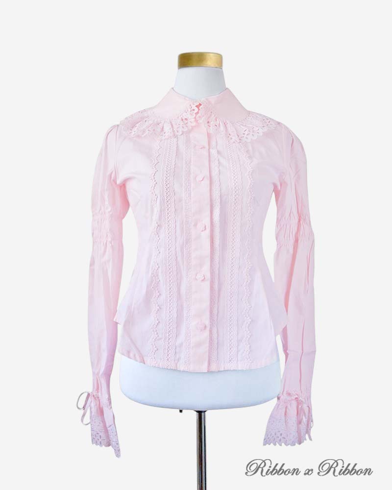 BTSSB Back pintucked blouse pink 5 1