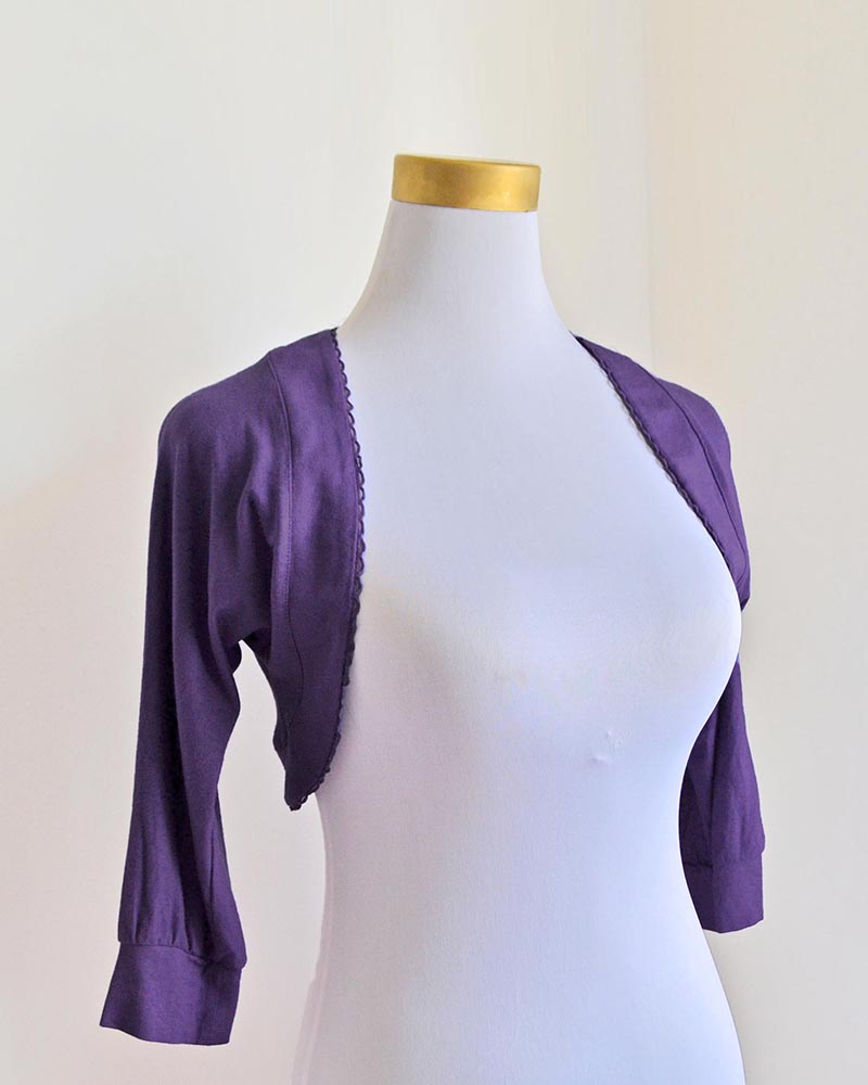 Lolita Bolero Shrug Purple
