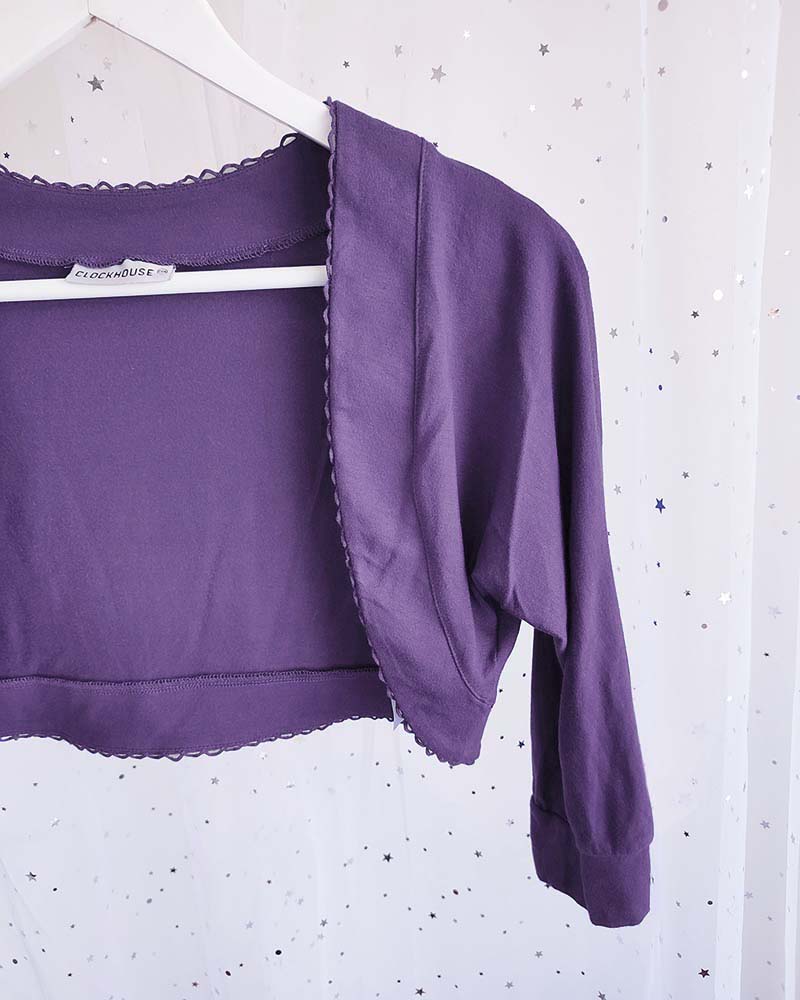 Lolita Bolero Shrug Purple