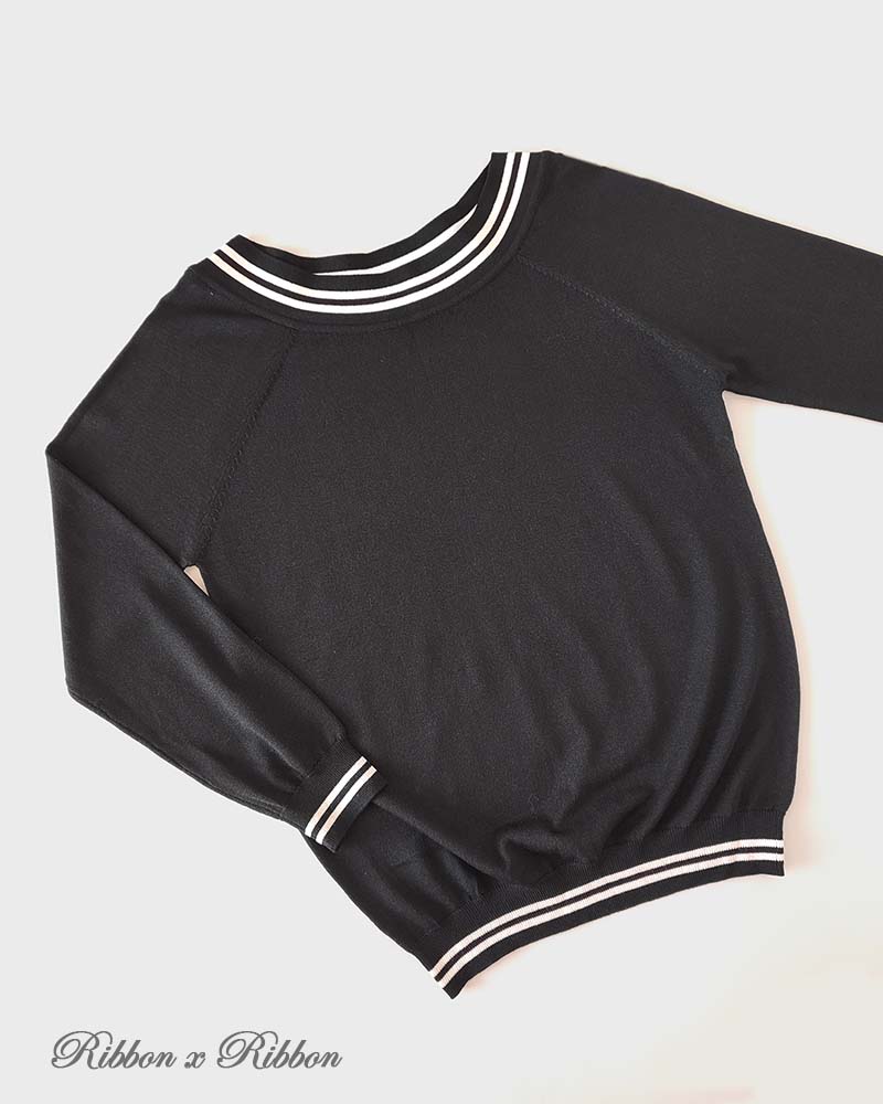 Harajuku sweater - pink & black
