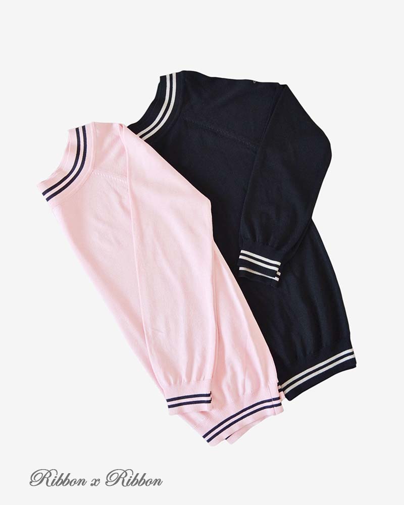 Harajuku sweater - pink & black