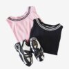 Harajuku sweater - pink & black