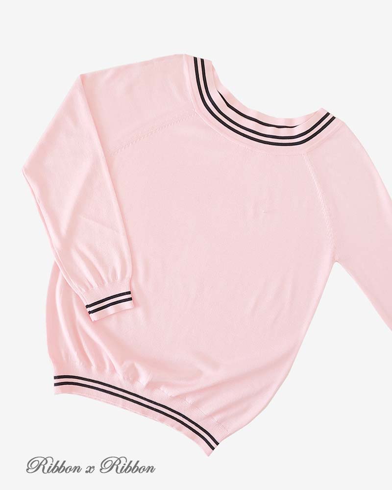 Harajuku sweater - pink & black