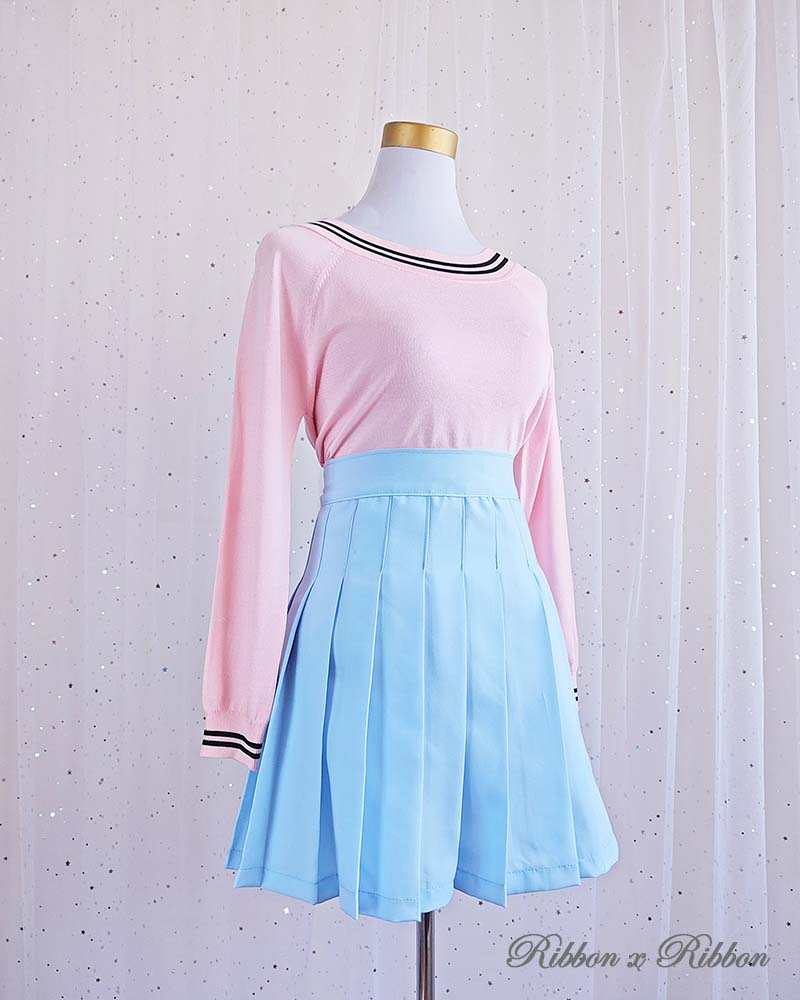 Harajuku sweater - pink & black