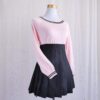 Harajuku sweater - pink & black