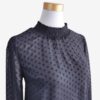 H&M Heart black blouse