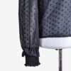 H&M Heart black blouse