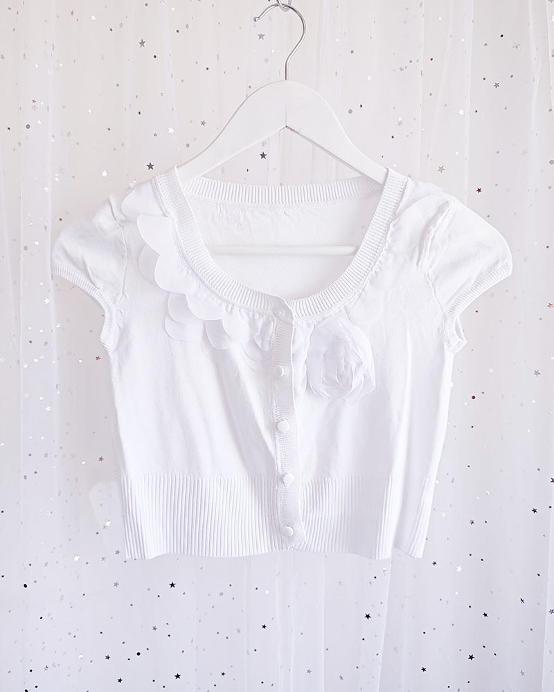 Lolita Taobao White Cardigan