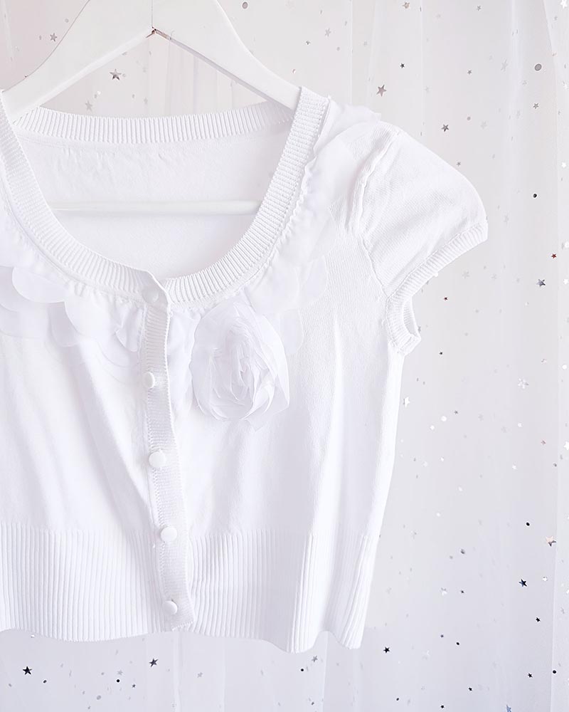 Lolita Taobao White Cardigan