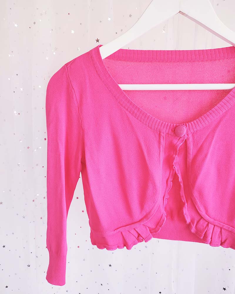 Lolita Taobao Hot Pink Bolero