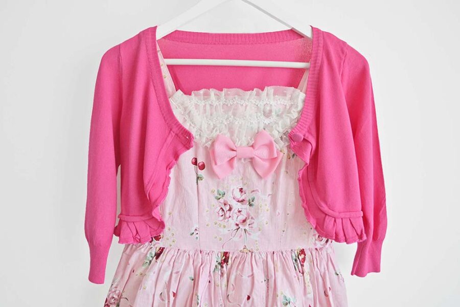 Lolita Taobao Hot Pink Bolero