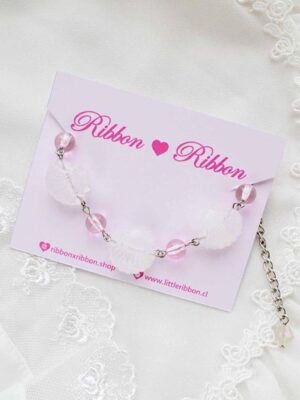 Sweet Lolita Bracelet Marbled Seashell Pink