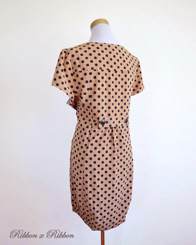 Retro Style Polka Dot Dress
