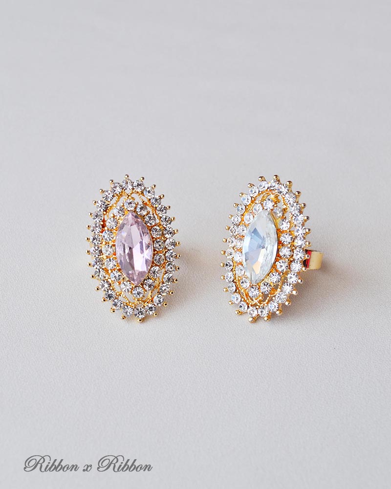 Lolita Ring Rhinestone Set