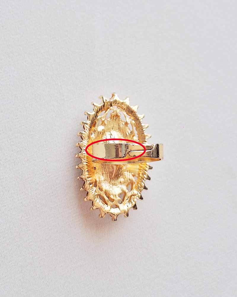 Lolita Ring Rhinestone Set