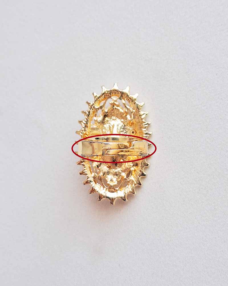 Lolita Ring Rhinestone Set