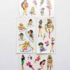 Sailor Moon Temporary Tattoo Vintage 1994