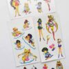 Sailor Moon Temporary Tattoo Vintage 1994