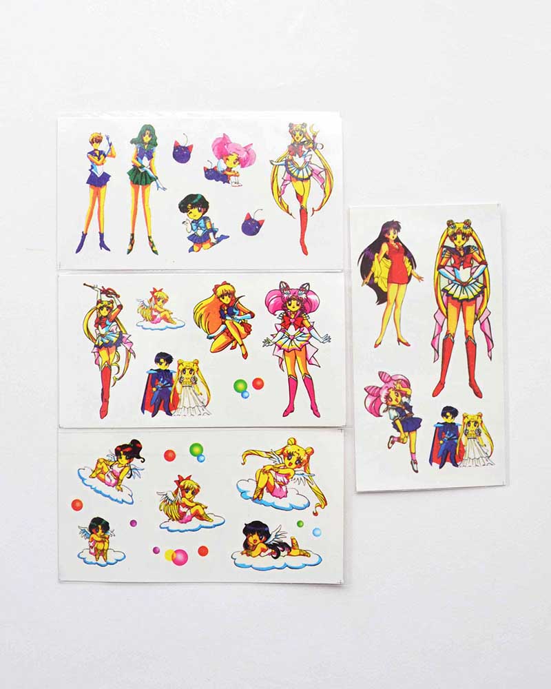 Sailor Moon Temporary Tattoo Vintage 1994