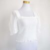 Lolita Full-shirred white Blouse