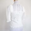 Lolita Full-shirred white Blouse
